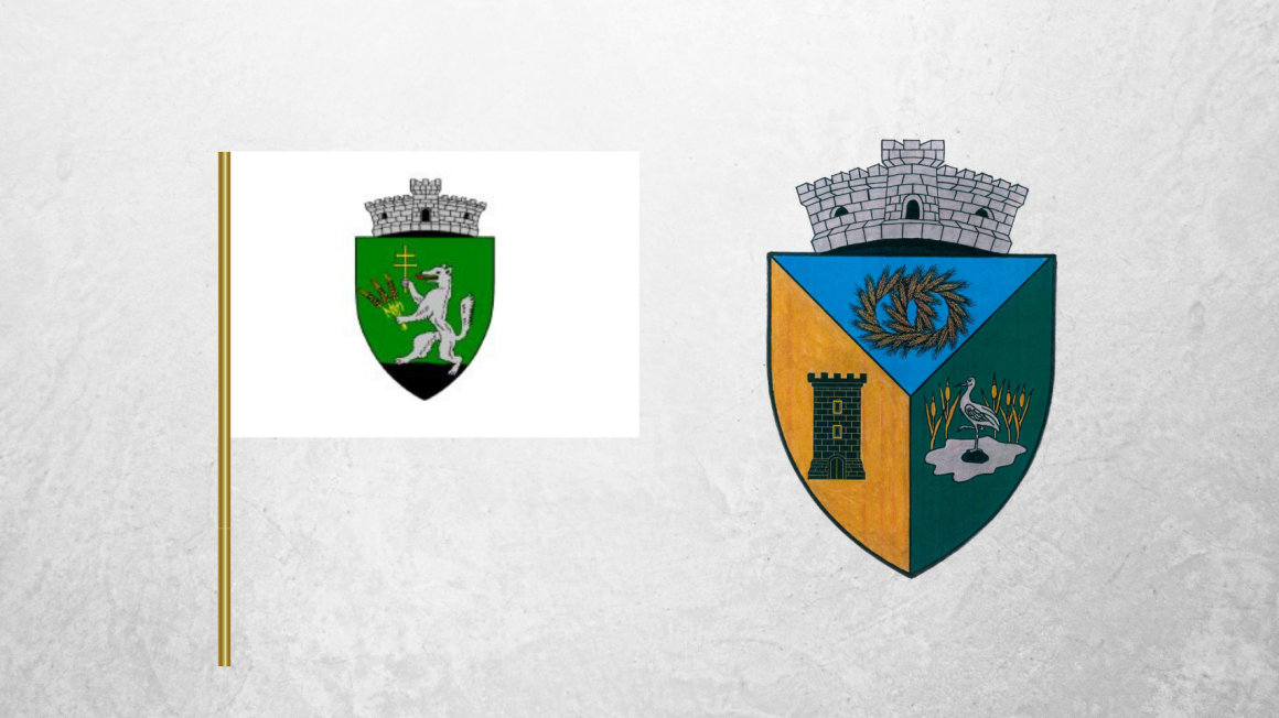 RMDSZ: hivatalos Árkos zászlaja és Börvely címere